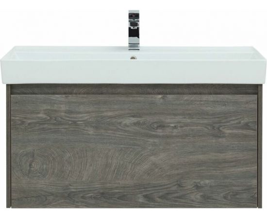 Тумба с раковиной Aquanet Nova Lite 100 дуб рошелье (1 ящик) арт. 00245251_, изображение 9