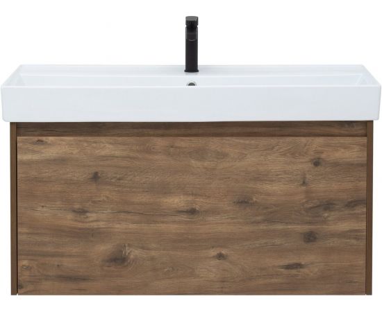 Тумба с раковиной Aquanet Nova Lite 100 дуб рустикальный (1 ящик) арт. 00254700_, изображение 6