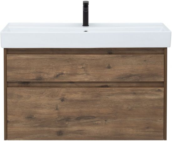 Тумба с раковиной Aquanet Nova Lite 100 дуб рустикальный (2 ящика) арт. 00254701_, изображение 6