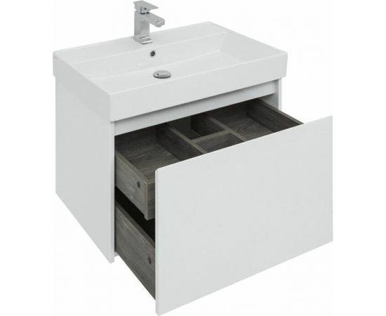 Тумба с раковиной Aquanet Nova Lite 75 белый (1 ящик) арт. 00245243_, изображение 9