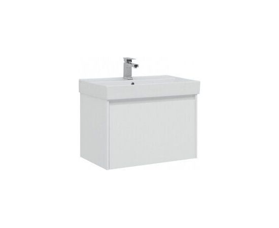 Тумба с раковиной Aquanet Nova Lite 75 белый (1 ящик) арт. 00245243_