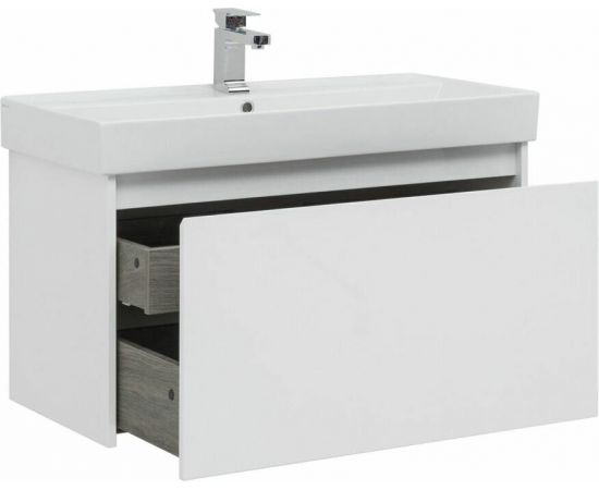 Тумба с раковиной Aquanet Nova Lite 90 белый (1 ящик) арт. 00245247_, изображение 5