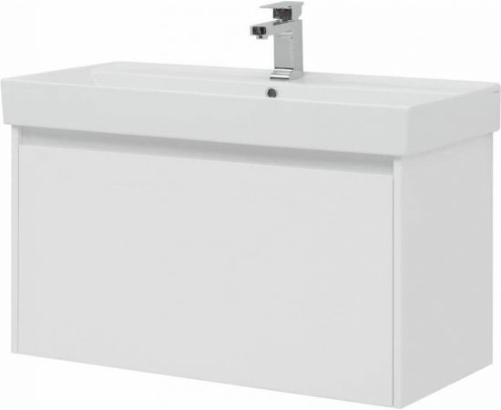 Тумба с раковиной Aquanet Nova Lite 90 белый (1 ящик) арт. 00245247_, изображение 8