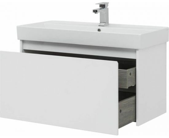 Тумба с раковиной Aquanet Nova Lite 90 белый (1 ящик) арт. 00245247_, изображение 9