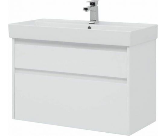 Тумба с раковиной Aquanet Nova Lite 90 белый (2 ящика) арт. 00245248_, изображение 8