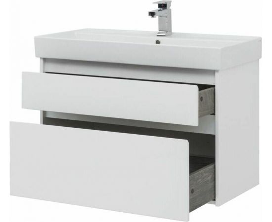 Тумба с раковиной Aquanet Nova Lite 90 белый (2 ящика) арт. 00245248_, изображение 9
