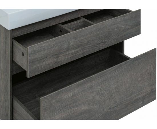Тумба с раковиной Aquanet Nova Lite 90 дуб рошелье (2 ящика) арт. 00245249_, изображение 12