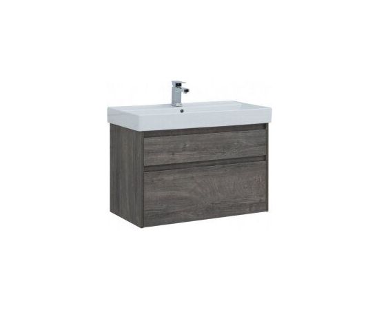Тумба с раковиной Aquanet Nova Lite 90 дуб рошелье (2 ящика) арт. 00245249_