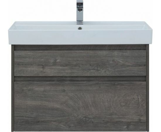Тумба с раковиной Aquanet Nova Lite 90 дуб рошелье (2 ящика) арт. 00245249_, изображение 6