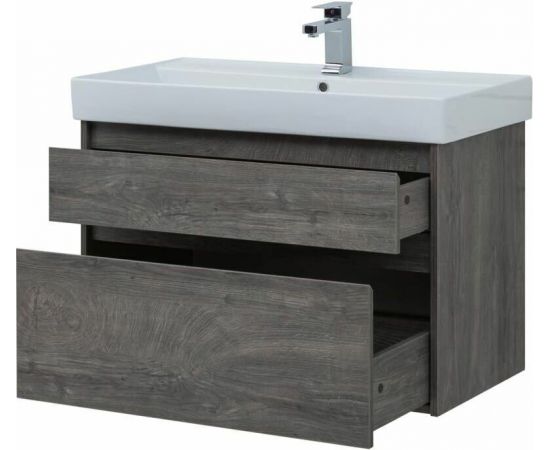 Тумба с раковиной Aquanet Nova Lite 90 дуб рошелье (2 ящика) арт. 00245249_, изображение 9