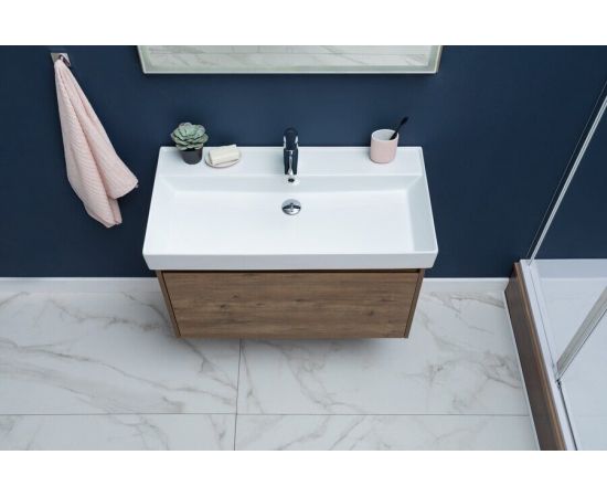 Тумба с раковиной Aquanet Nova Lite 90 дуб рустикальный (1 ящик) арт. 00254698_, изображение 19