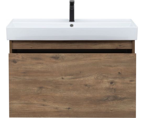 Тумба с раковиной Aquanet Nova Lite 90 дуб рустикальный (1 ящик) арт. 00254698_, изображение 7