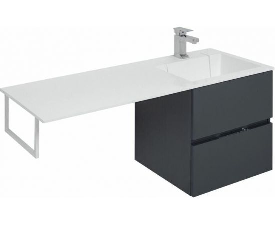 Тумба с раковиной Aquanet Алвита 120 R серый антрацит арт. 00243776_, изображение 14