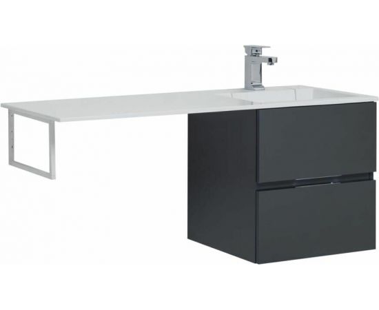 Тумба с раковиной Aquanet Алвита 120 R серый антрацит арт. 00243776_, изображение 16