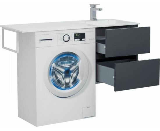 Тумба с раковиной Aquanet Алвита 120 R серый антрацит арт. 00243776_, изображение 5