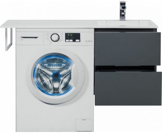 Тумба с раковиной Aquanet Алвита 120 R серый антрацит арт. 00243776_, изображение 7
