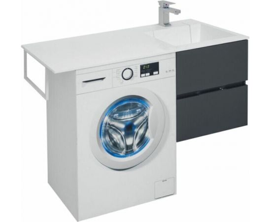 Тумба с раковиной Aquanet Алвита 120 R серый антрацит арт. 00243776_, изображение 8