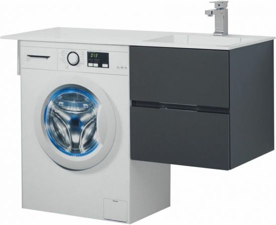 Тумба с раковиной Aquanet Алвита 120 R серый антрацит арт. 00243776_, изображение 10