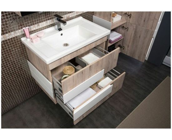 Тумба с раковиной Aquanet Мадейра 80 дуб кантри арт. 00213050_, изображение 10