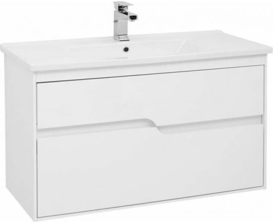 Тумба с раковиной Aquanet Модена 100 белый арт. 00212664_, изображение 2