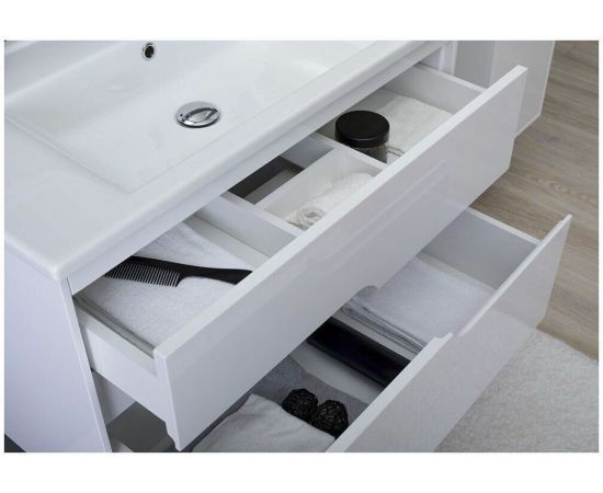 Тумба с раковиной Aquanet Модена 85 белый арт. 00212663_, изображение 11