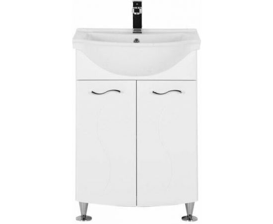 Тумба с раковиной Aquanet Моника 60 белый арт. 00212603_, изображение 6