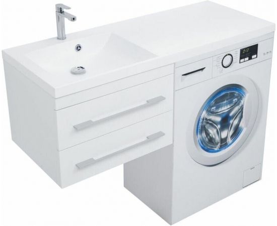 Тумба с раковиной Aquanet Нота 120 L белый арт. 00240160_, изображение 16