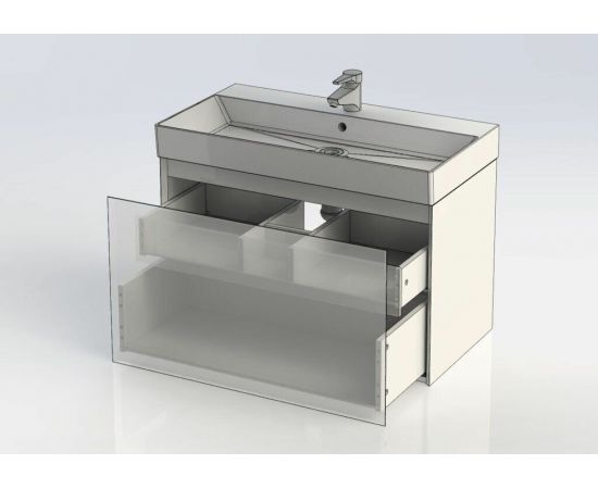 Тумба с раковиной Aquanet Нью-Йорк 85 орех арт. 00213936_, изображение 12