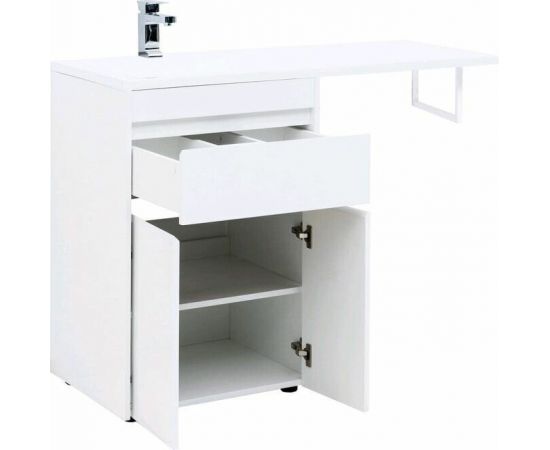 Тумба с раковиной Aquanet Токио 120 L белый (напольная, 1 ящик, 2 дверцы) арт. 00239211_, изображение 5