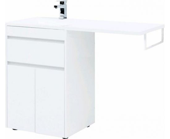 Тумба с раковиной Aquanet Токио 120 L белый (напольная, 1 ящик, 2 дверцы) арт. 00239211_, изображение 6
