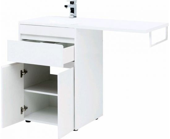 Тумба с раковиной Aquanet Токио 120 L белый (напольная, 1 ящик, 2 дверцы) арт. 00239211_, изображение 7