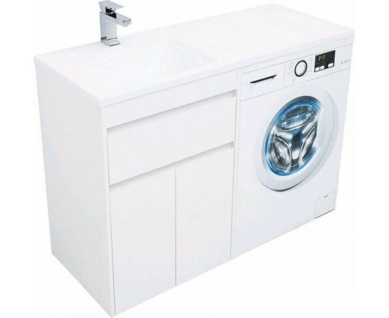 Тумба с раковиной Aquanet Токио 120 L белый (напольная, 1 ящик, 2 дверцы) арт. 00239211_, изображение 8