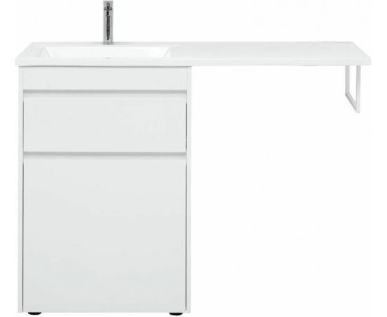 Тумба с раковиной Aquanet Токио 120 L белый (напольная, 1 ящик) арт. 00239300_, изображение 10