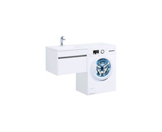 Тумба с раковиной Aquanet Токио 120 L белый (подвесная, 1 ящик) арт. 00239212_