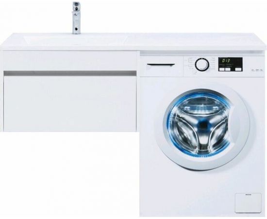 Тумба с раковиной Aquanet Токио 130 L белый (подвесная, 1 ящик) арт. 00239217_, изображение 10