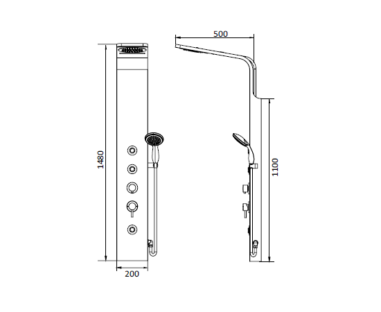 Душевая панель RGW SP-06B 21140106-14_, изображение 2