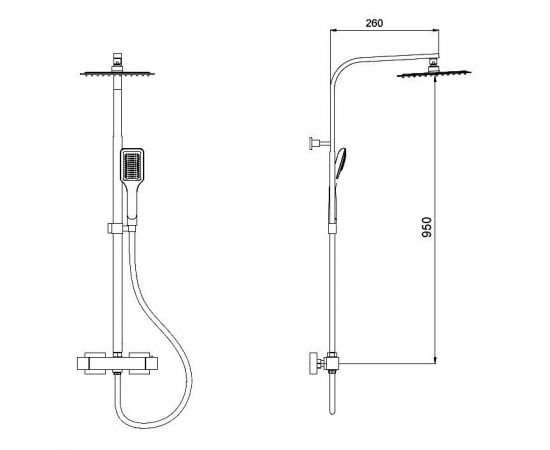 Душевая стойка RGW SP-22 21140122-01_, изображение 2