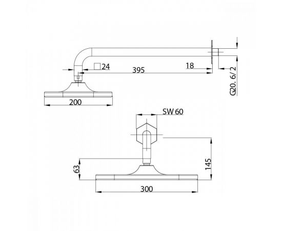 Душевой комплект Lemark Prizma LM3922C С ВНУТРЕННЕЙ ЧАСТЬЮ_, изображение 2