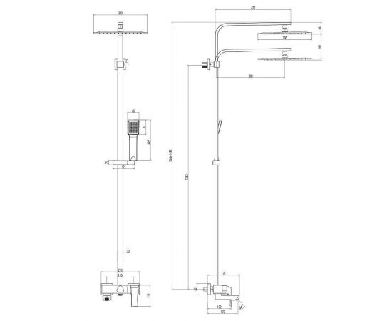 Душевая стойка Lemark Unit LM4562C_, изображение 3