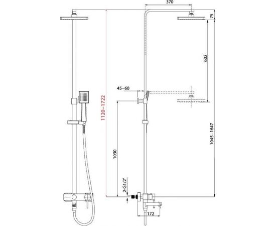 Душевая стойка Lemark Tropic LM7004C_, изображение 2