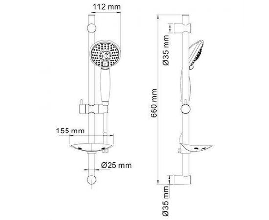 Душевой комплект WasserKRAFT A004_, изображение 3