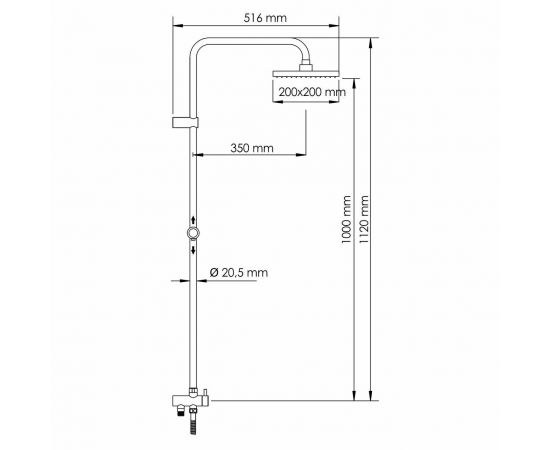 Душевой комплект WasserKRAFT A040_, изображение 3