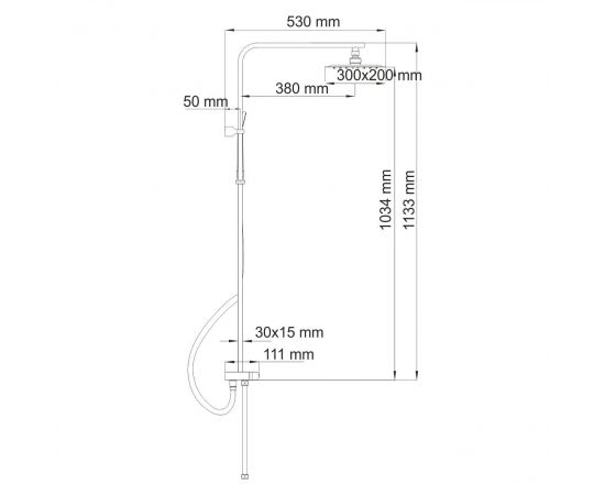 Душевой комплект WasserKRAFT A042_, изображение 3