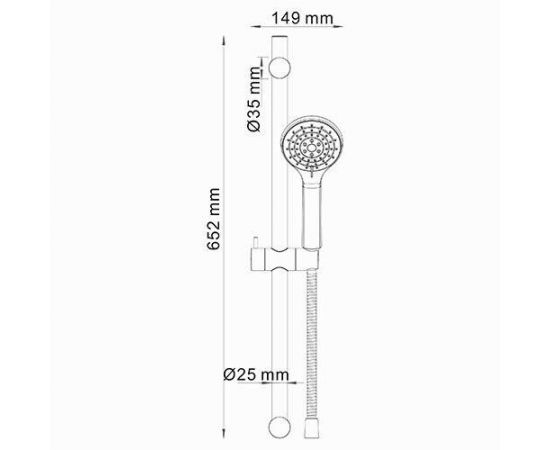 Душевой комплект WasserKRAFT A064_, изображение 3