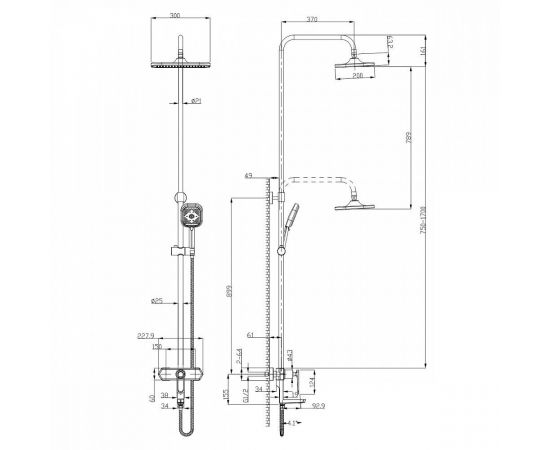 Душевая стойка Lemark Prizma LM3962C_, изображение 2