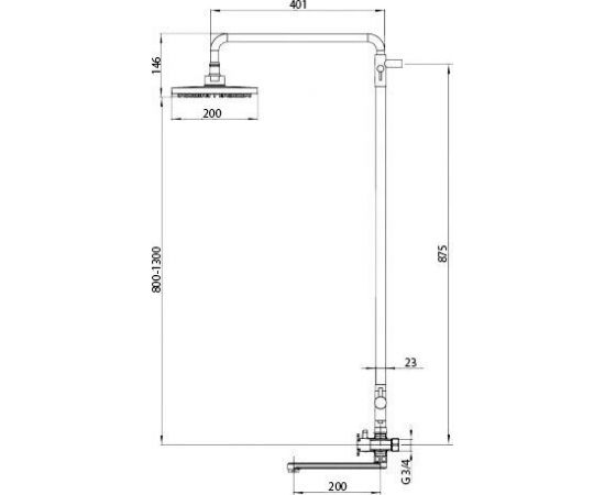 Душевая стойка Kaiser Cuatro 58182_, изображение 6