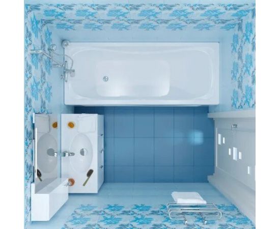 Акриловая ванна Triton Стандарт 160x70 см с каркасом и слив-переливом Triton Стандарт ЕМ601TR_, изображение 4