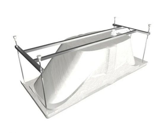 Акриловая ванна Triton Стандарт 170x75 см с каркасом и слив-переливом Triton Стандарт ЕМ601TR_, изображение 5
