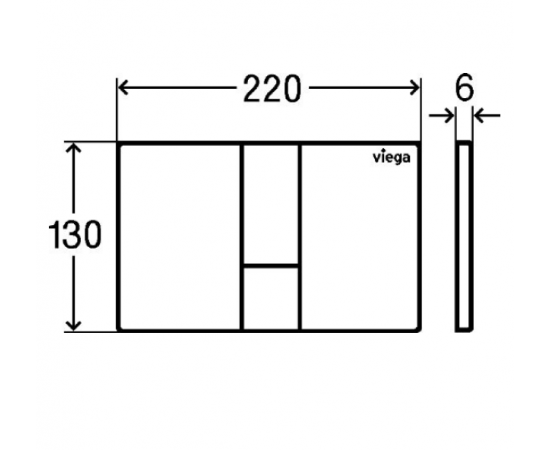 Кнопка смыва Viega Prevista Visign for Style 8614.1 773267_, изображение 2