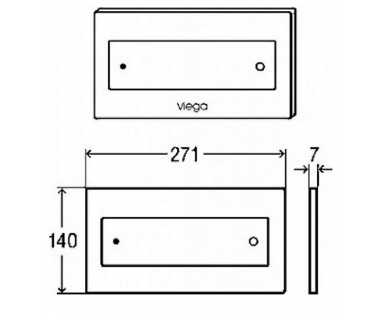 Кнопка смыва Viega Visign for Style 12 596743 белая_, изображение 3